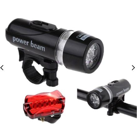 High Brightness Rear Bike Turning Light Power Beam 5 LED Asesoris Sepeda Kombo Set