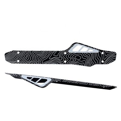 kualitas  MTB Bicycle Frame Chain Guard Protector in Black 26x6.3x0.07cm for Cycling and Bikes pabrik