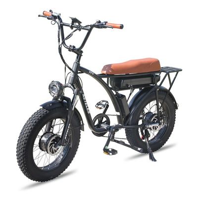 Sepeda Listrik Ban Lemak 20 inci dengan Kapasitas Baterai 23AH dan Gear 7-Speed di EU Stock