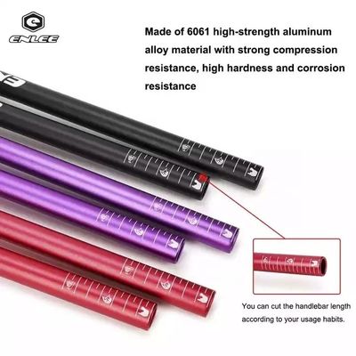 330g/353g Alloy Aluminium Panduan Sepeda 31.8*720/780mm untuk Penggemar Sepeda Gunung