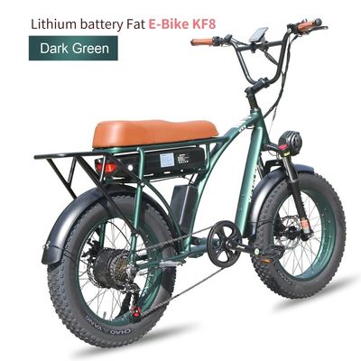 Sepeda Listrik Ban Lemak 20 inci dengan Kapasitas Baterai 23AH dan Gear 7-Speed di EU Stock