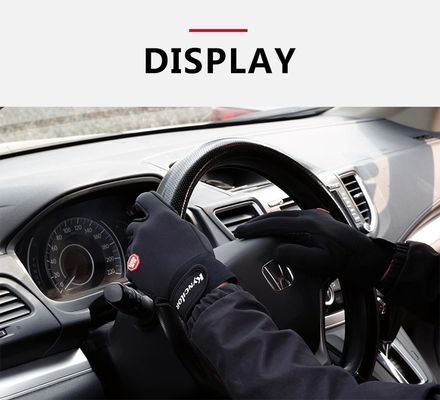 Sarung tangan bersepeda hitam untuk pria dan wanita Full Finger Touch Screen Sarung tangan olahraga outdoor
