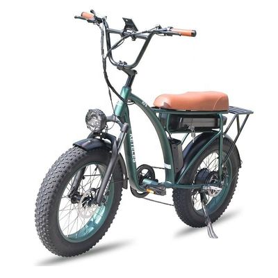 23AH Baterai Kapasitas 1000W 2000W Motor 20 inci Fat Bike Sepeda Listrik Dukungan Custom