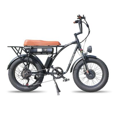 23AH Baterai Kapasitas 1000W 2000W Motor 20 inci Fat Bike Sepeda Listrik Dukungan Custom