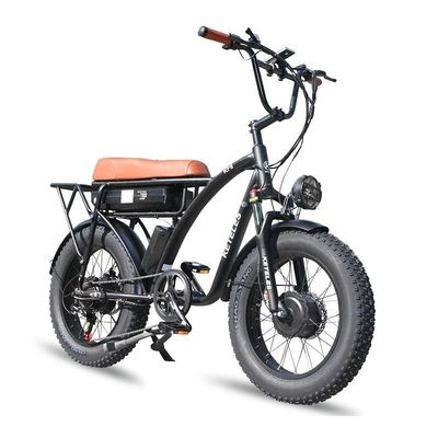 23AH Baterai Kapasitas 1000W 2000W Motor 20 inci Fat Bike Sepeda Listrik Dukungan Custom