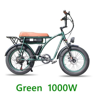 48V 23Ah Lithium Battery Electric Bike dengan Mechanical Disc Brake dan Motor Kuat