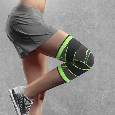 Fleksibel Elastis Knee Brace untuk Pria Wanita Perlindungan Komprehensif dan Fit Nyaman
