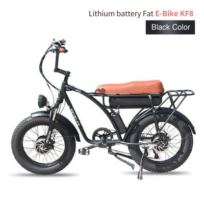 48V 23Ah Lithium Battery Electric Bike dengan Mechanical Disc Brake dan Motor Kuat
