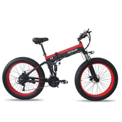 15AH Baterai 26x4.0 inci Sepeda Listrik dengan Motor 1000W Berkualitas Tinggi dan Gear 7-Speed