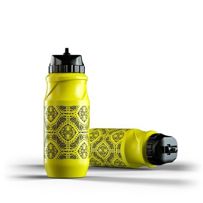 Makanan Grade Silikon multi-warna Sepeda Botol 215*80*80 mm Kapasitas 650ml Olahraga di luar ruangan