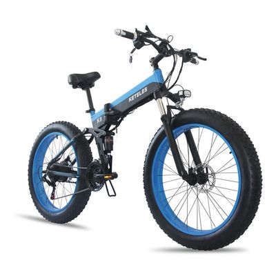 15AH Baterai 26x4.0 inci Sepeda Listrik dengan Motor 1000W Berkualitas Tinggi dan Gear 7-Speed