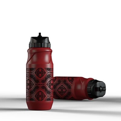 Makanan Grade Silikon multi-warna Sepeda Botol 215*80*80 mm Kapasitas 650ml Olahraga di luar ruangan