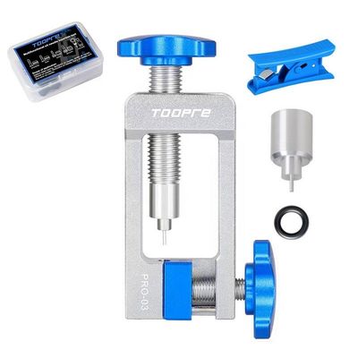 Aluminium Alloy Multifungsi Bike Oil Needle Insertion Tool Lima baris Body Truncation