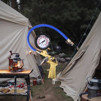 Aluminium Ban Otomatis Air Inflating Gun Digital Ban Tekanan Gauge 200 PSI Tekanan Max