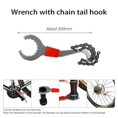 MTB Sepeda Jalan Baja Karbon Sepeda Perbaikan Alat Kit dengan Logo Disesuaikan