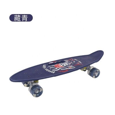 Flat-Plate Handheld Small Fish Board Cetak Skateboard Empat Roda Flash Mobility Scooter Untuk Anak Laki-laki Dan Anak Perempuan