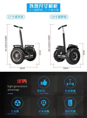 Tingkatkan patroli Anda dengan Angelol 20 inci Ban Lemak Dua Roda Self-Balancing Kereta Listrik
