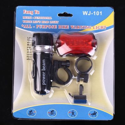 High Brightness Rear Bike Turning Light Power Beam 5 LED Asesoris Sepeda Kombo Set