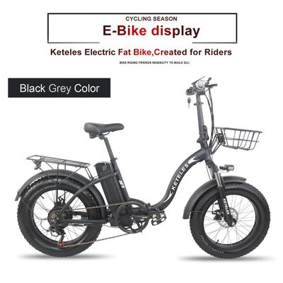 EU Stock 250W Motor 15AH Lithium Battery Lipat E-Bike dengan dan 20x4.0 inci Ban Lemak
