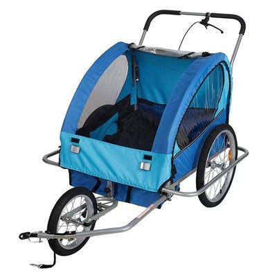 2021 Sepeda Aluminium Baby Trailer untuk Anak-anak 2 Pemegang MTB 14' roda depan dan 20' roda belakang