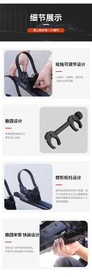 Customized Logo Universal Lipat Belakang Bike Carrier Rack untuk Road dan Mountain Bikes