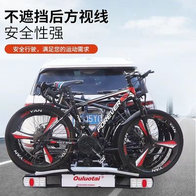 Customized Logo Universal Lipat Belakang Bike Carrier Rack untuk Road dan Mountain Bikes