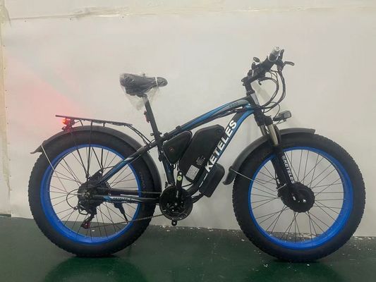 EU Warehouse Disc Brake 72V 2000W Motor Belakang Berganda 23AH Baterai Lithium 26&quot;x4.0&quot; Ban Lemak Sepeda Listrik