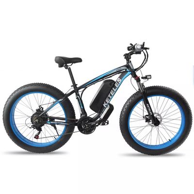 1000W Motor 18AH Baterai 26&quot; Ban Lemak Sepeda listrik Range per Power 31 60 km EU Stock