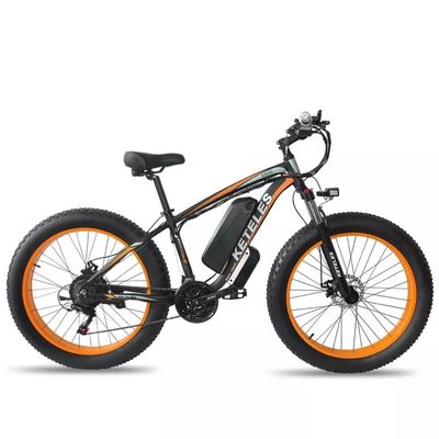 1000W Motor 18AH Baterai 26&quot; Ban Lemak Sepeda listrik Range per Power 31 60 km EU Stock