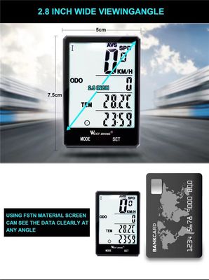 2.8 Inch ABS Bike Computer for Light Exercise Sensor Wireless Speedometer oleh Inbike