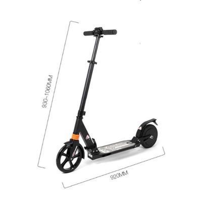 Dewasa 8 Inci Lipat E-Scooter Cepat dengan rem cakram belakang dan 2-3 jam waktu pengisian