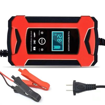 Baterai Tester LCD Color Display untuk Sepeda Motor Mobil SUV Truk-Kering Timah-asam AGM GEL SLA