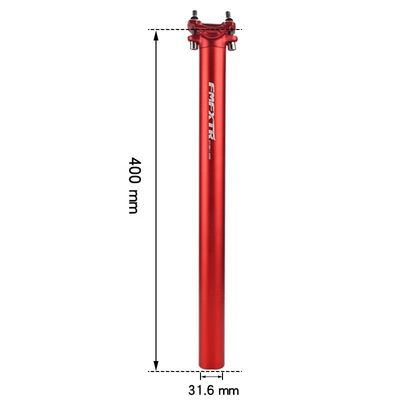 27.2/30.9/31.6*400mm Aluminium Double Nail Straight Pipe untuk tabung kursi sepeda gunung