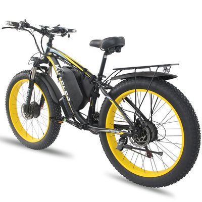26AH 2000W High Power Two Wheel Drive Motor Electric Bike dengan Ban Lemak 26x4.0 inci