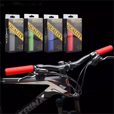 Asesoris Sepeda Gunung Anti-slip Genggam Genggam Silikon dengan Aperture Dalam 22,2mm
