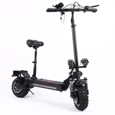 1200W Motor Off-road E-Wheel Scooter untuk Dewasa Desain Lipat dan Baterai Lithium