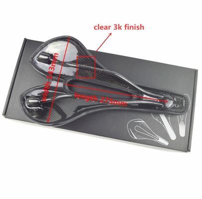 Ringan 139g Full Carbon Fiber Bike Cushion untuk Semua Musim MTB Road Bike Seat