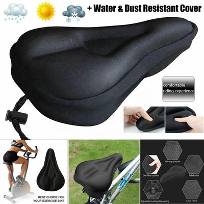 Bernafas Silikon Sepeda Saddle Seat Soft Gel Pad Cushion Cover untuk sepeda gunung