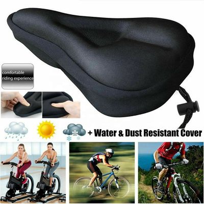 Bernafas Silikon Sepeda Saddle Seat Soft Gel Pad Cushion Cover untuk sepeda gunung