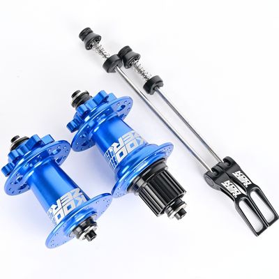 Koozer terbaru XM490Pro 72 Klik 4 Bearing 6 Pawls 32H Mtb CNC Sepeda Gunung Disc Hub