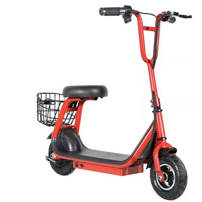 8 Inch Electric Scooter dengan Basket dan Seat Max Speed 15km/h Range Per Charge 8-10KM