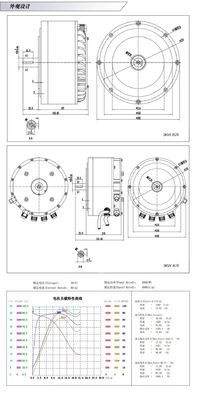 Cropper Listrik pendingin udara cair 3KW Electric Golf Mobil Motor Scooter Kit Tricycle Style 48V 72V