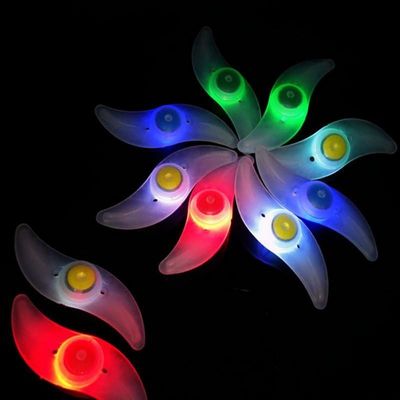 1 x Baterai Button Powered JWA Silicone Bike Light Frame untuk Bersepeda Berwarna-warni dan Menyenangkan