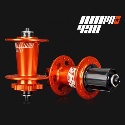 Posisi depan 32 lubang 4 bantalan Koozer XM490PRO Hub Sepeda untuk Sepeda Jalan Gunung