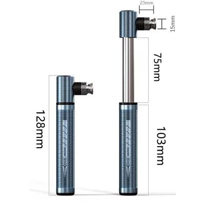 14.5*7.2*4.1cm Mini Universal Aluminium Alloy Bike Pump dengan AV FV dan Schrader Valve