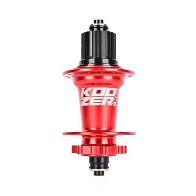 Koozer terbaru XM490Pro 72 Klik 4 Bearing 6 Pawls 32H Mtb CNC Sepeda Gunung Disc Hub