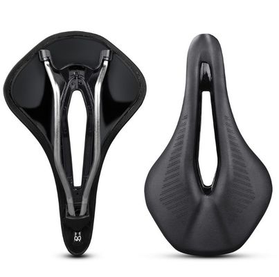 MTB ringan / Sepeda Jalan Saddle untuk Semua Musim Kursi Depan Mat Hitam