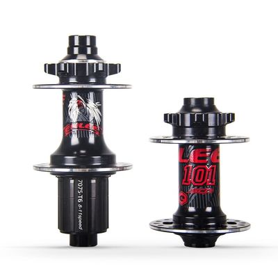 Penghentian cakram enam paku 32 lubang melalui poros QR Bicycle Hub Set untuk pelepasan cepat dan mudah