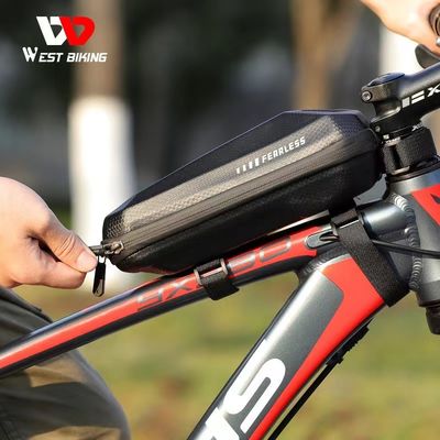 WEST BIKING 1-1.5L Tas Sepeda Waterproof EVA Hard Shell dan 145g untuk rangka sepeda jalan