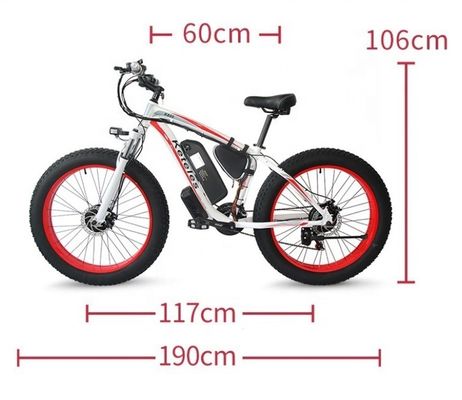 Sepeda Listrik 2000W dengan Baterai Lithium 21AH dan Ban Lemak 26x4.0 inci di Gudang UE